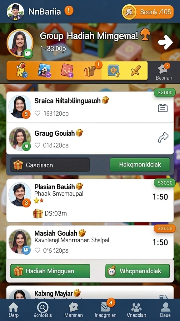 idrok - Fitur pemilihan karakter yang bervariasi dan unik.
