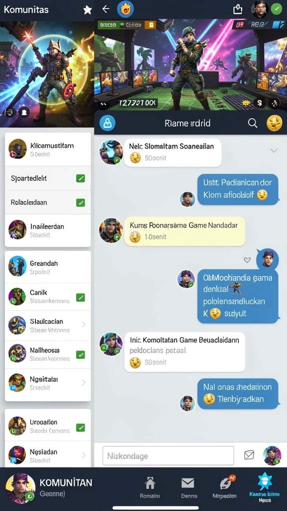 okjkt - Tampilan antarmuka yang intuitif dan mudah dipahami.