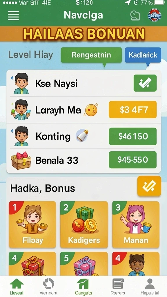 vt789 - Karakter yang unik dan dapat dipilih sesuai selera.
